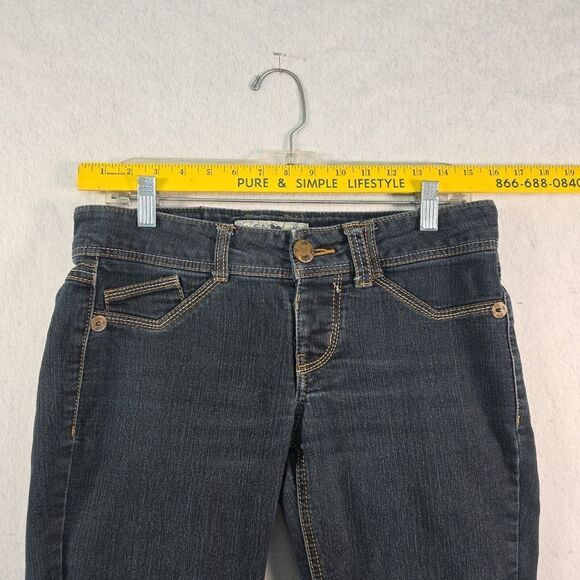 Jolt Low Rise skinny  Jeans Vintage Y2K 90s Size 7 Blue Dark Wash Pockets - Picture 8 of 11